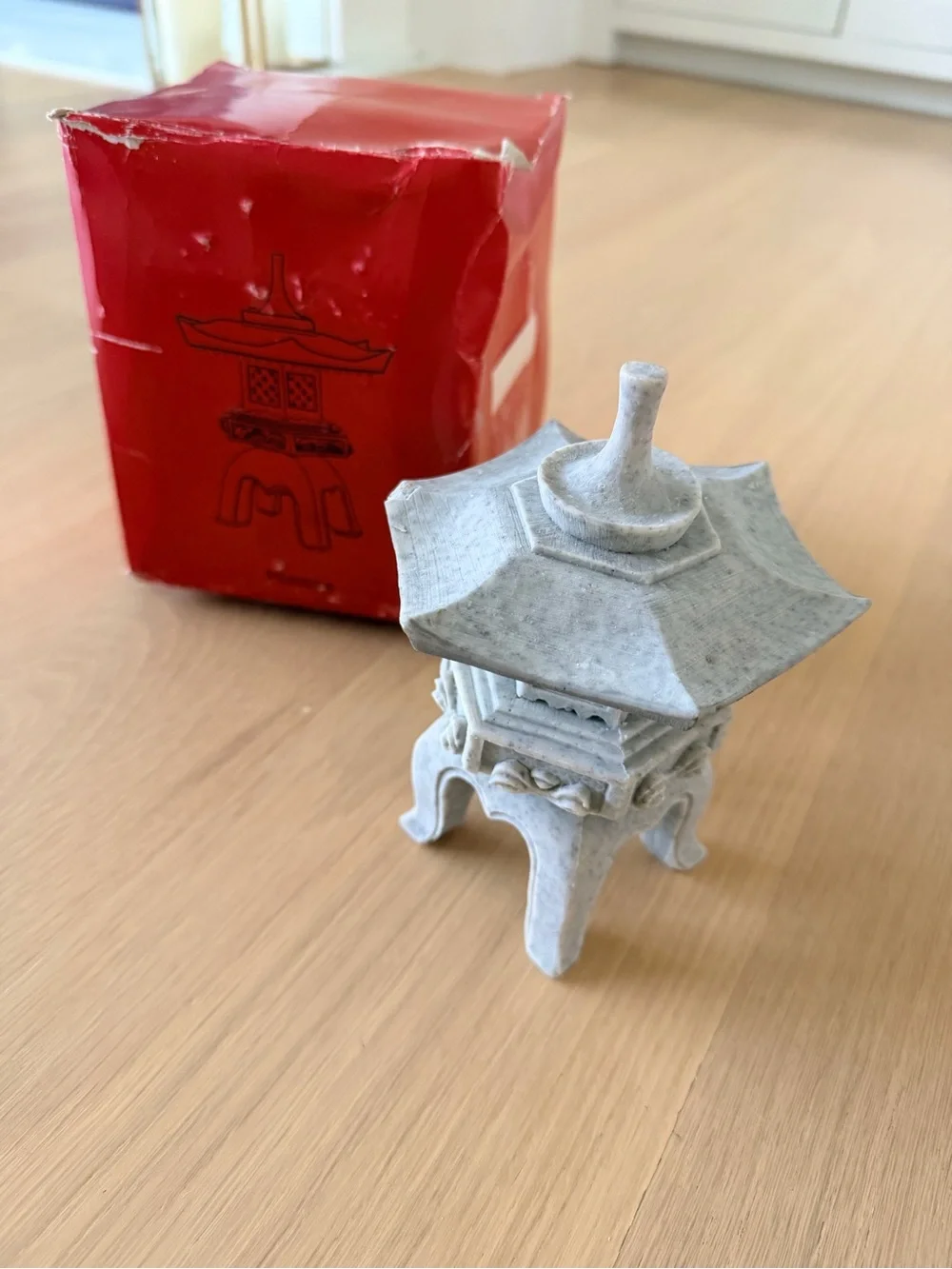 Stone Garden Lantern - Decorative Pagoda Accent